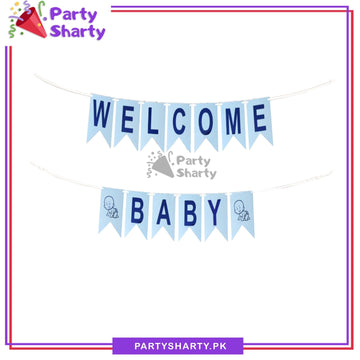 D2 Welcome Baby Card Banner for Welcome Baby Party Decoration & Celebration